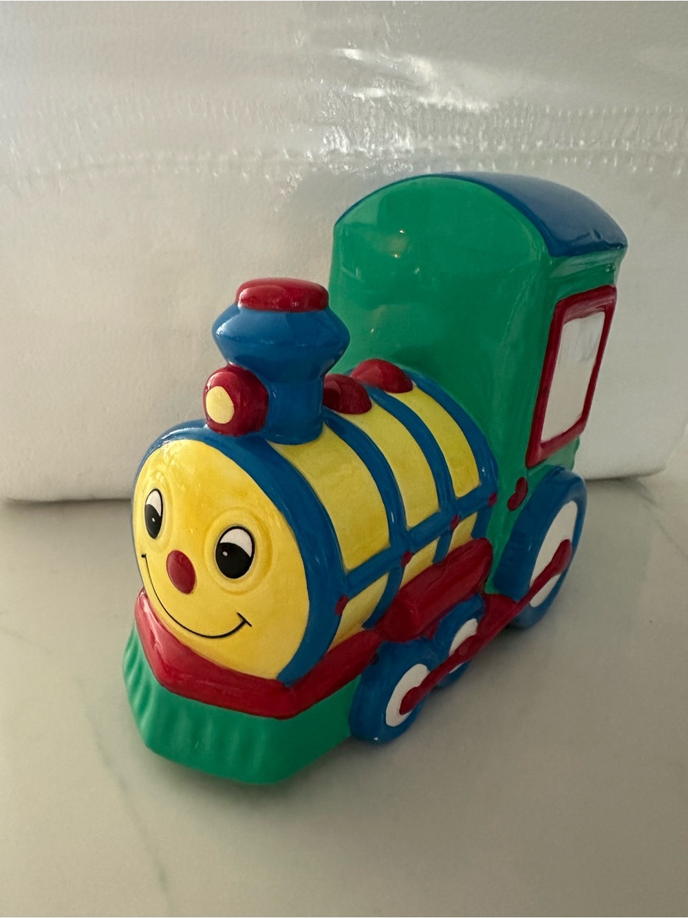 Vintage 1999 Enesco "Lil' Cuddlers" Ceramic Musical Train